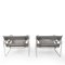 Grey Leather Wassily Chairs by Marcel Breuer for Knoll Inc. / Knoll International, 1980s, Set of 2 10