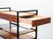 Pastoe, Braakman, Japanese-Style Minimalistic Teak and Steel Bar Cart 12