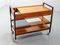 Pastoe, Braakman, Japanese-Style Minimalistic Teak and Steel Bar Cart 3