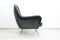 Mid Century Italian Green & Blue Armchair, 1950s, Image 6