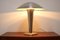 Lampada da tavolo grande Bauhaus in ottone, anni '30, Immagine 8