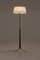 Skandinavische Mid-Century Stehlampe aus Messing & Holz, 1950er 7
