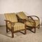 Art Deco Armchairs with Reclining Backrest, Set of 2 2