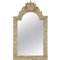 Napoleon III Stil Spiegel mit geschnitztem und patiniertem Holzrahmen 1