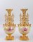 Antique Gilt Bronze and Painted Porcelain Vases, Set of 2 2