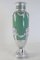 19th Century Celadon Vase in Faience, Silver-Plate & Silver Leaf 6