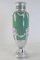 19th Century Celadon Vase in Faience, Silver-Plate & Silver Leaf, Image 6