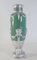 19th Century Celadon Vase in Faience, Silver-Plate & Silver Leaf 9