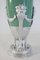 19th Century Celadon Vase in Faience, Silver-Plate & Silver Leaf 4