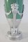 19th Century Celadon Vase in Faience, Silver-Plate & Silver Leaf, Image 4
