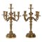 Candelabro in stile Luigi XVI in bronzo dorato, set di 2, Immagine 1