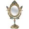 19th Century Golden Bronze and Cloisonné Mirror 1