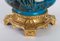 Antique Porcelain and Brass Gilt Lamps, Set of 2 6