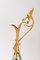 Ewers de bronce dorado y porcelana con un dragón alado. Juego de 2, Imagen 2