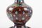 Cloisonné Bronze Vasen, Japan, 1900er, 2er Set 4