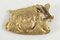 Portaoggetti antico dorato raffigurante un cinghiale, Immagine 5