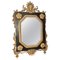 Miroir à Poser Antique Orangé, Miroir Biseauté et Bronze Doré 1