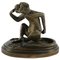 Sculpture Singe Souriant en Bronze, 1950s 1