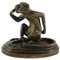 Scultura Monkey sorridente in bronzo, anni '50, Immagine 1