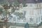 Olio su tela del castello delle Marche en Nievre, anni '50, Immagine 7