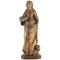 Holzstatue der heiligen Katharina in Walnuss 1