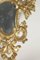 Goldplattierte handgeschnitzte Napoleon III Spiegel aus vergoldetem Holz, 2er Set 4