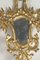 Goldplattierte handgeschnitzte Napoleon III Spiegel aus vergoldetem Holz, 2er Set 7