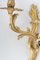 Wandleuchten aus vergoldeter Bronze mit Drei Leuchten im Louis XV Stil, 2er Set 5