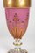 Opaline Moser Vasen mit weißem & rosafarbenem Opalglas, 2er Set 7