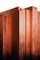 Solid Mahogany, Copper Leaf Veneer & Lacquer Bar Cabinet 7