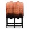 Mueble bar de caoba maciza, chapa de cobre y laca, Imagen 3