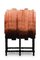Mueble bar de caoba maciza, chapa de cobre y laca, Imagen 2