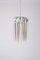 Art Modern Rattan and Synthetic Fibers Suspension Ceiling Light, Image 3