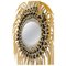 Art Modern Rattan and Synthetic Fibers Mirror by Micki Chomicki 1