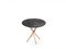 Round Side Table with Lacquered Marble Top & Copper Stainless Legs 3