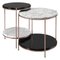 Round Side Tables, Set of 2 1