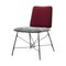 Dining Chair in Black Nickel and Stainless Steel Legs 1