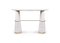 Console Table in Marble with Brass Details 2
