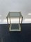 Vintage Brass and Stained Glass Console Table, 1960s, Image 1