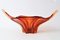 Large Orange and Red Murano Glass Bowl from Cristallo Venezia CCC, 1960s, Image 4