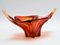 Large Orange and Red Murano Glass Bowl from Cristallo Venezia CCC, 1960s 7