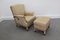 Lounge Chair and Ottoman Set, 1970s, Image 3