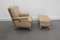 Lounge Chair and Ottoman Set, 1970s 1