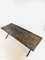 Antique Oak Railway Plank Table on Wrought Iron Base, 1800s 7