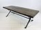 Antique Oak Railway Plank Table on Wrought Iron Base, 1800s 3