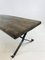 Antique Oak Railway Plank Table on Wrought Iron Base, 1800s 22