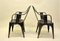 Vintage French Metal C Armchairs by Xavier Pauchard for Tolix, 1950s, Set of 2 3