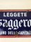 Vintage Italian Enamel Il Messaggero Rome's Newspaper Sign, 1950s 11