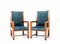 Art Deco Hague School Oak Armchairs by H. Wouda for H. Pander & Zn., 1924, Set of 2, Image 13