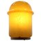 Mid-Century Yellow Art Glass Table Lamp from Valašské Meziříčí, 1960s, Image 1